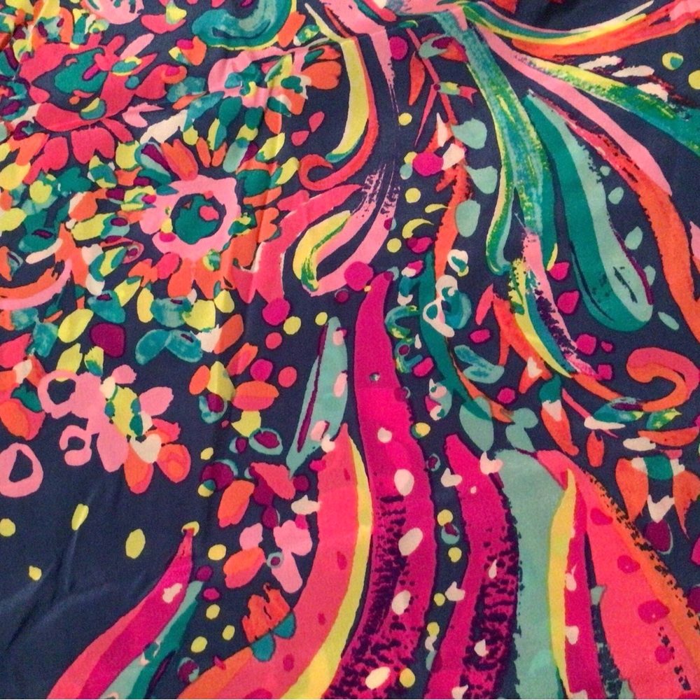 NWT Lilly Pulitzer Festive Off the Shoulder Shift dress ~Small - Picture 3 of 10